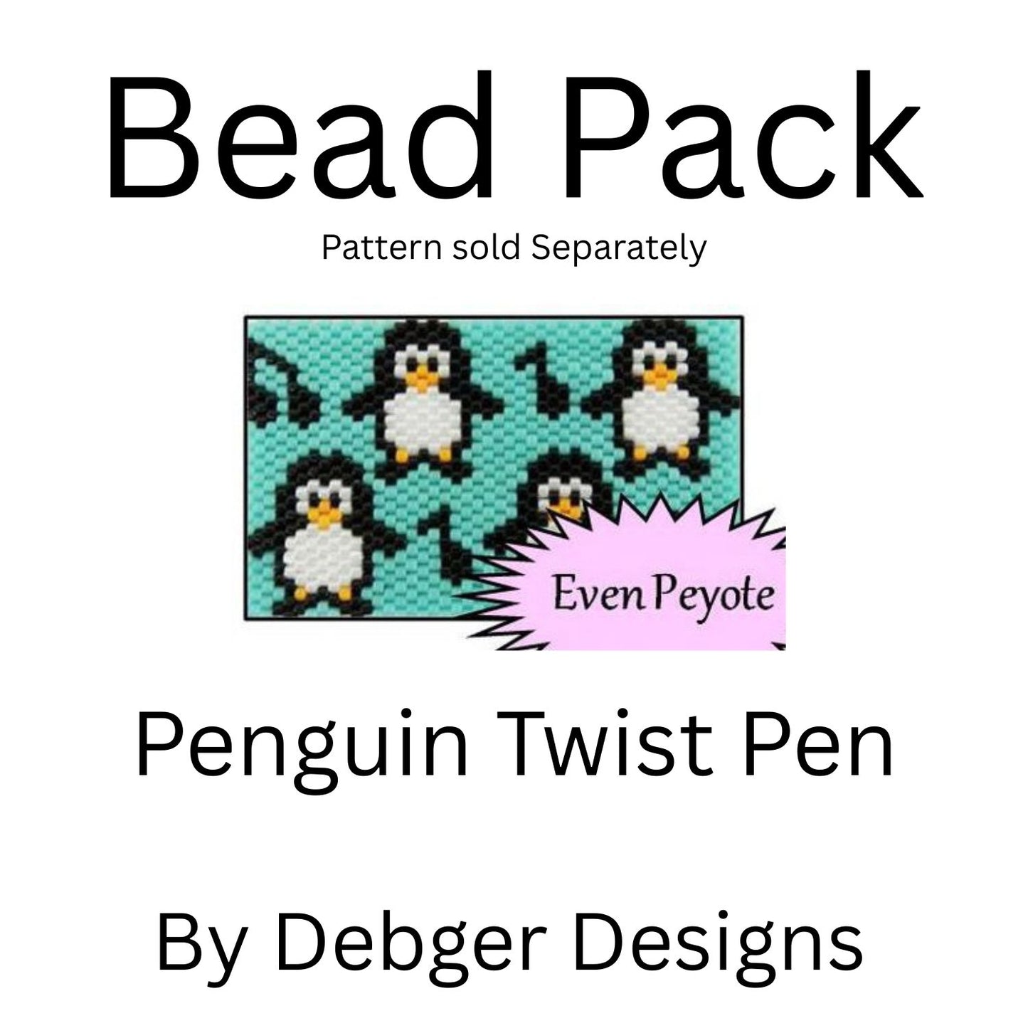 Penguin Twist Pen Bead Pack