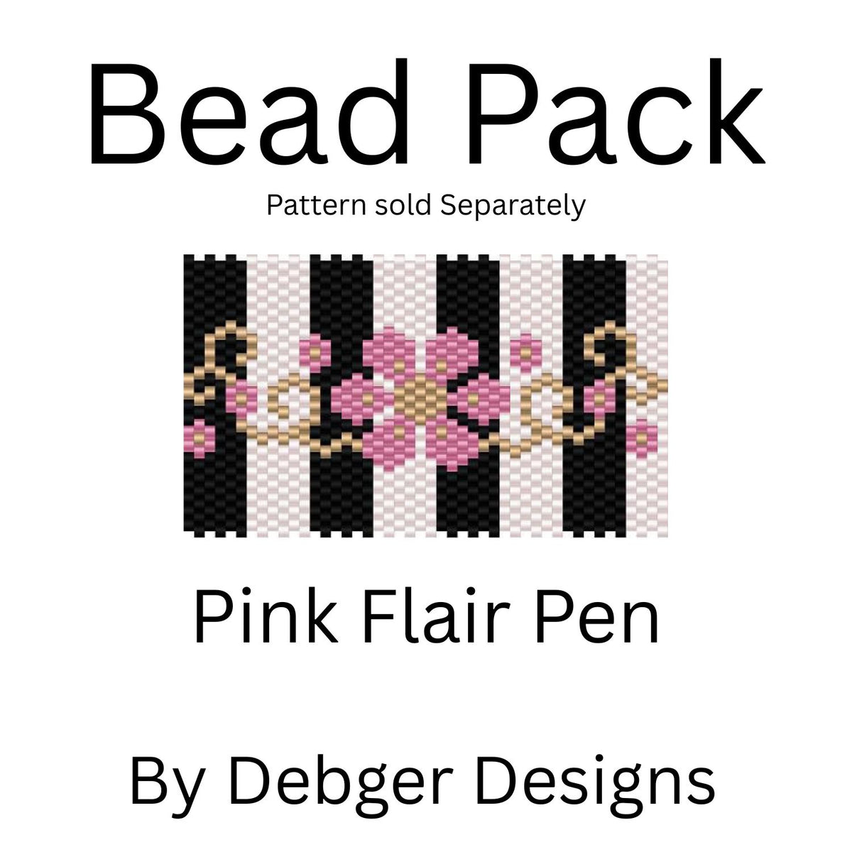 Pink Flair Pen Bead Pack