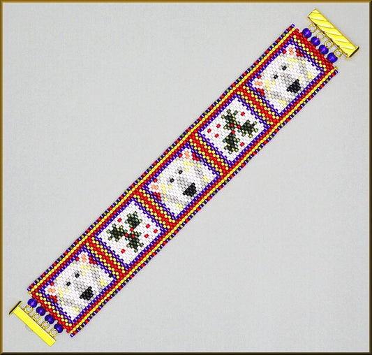 Polar Berries Bracelet Pattern - PDF