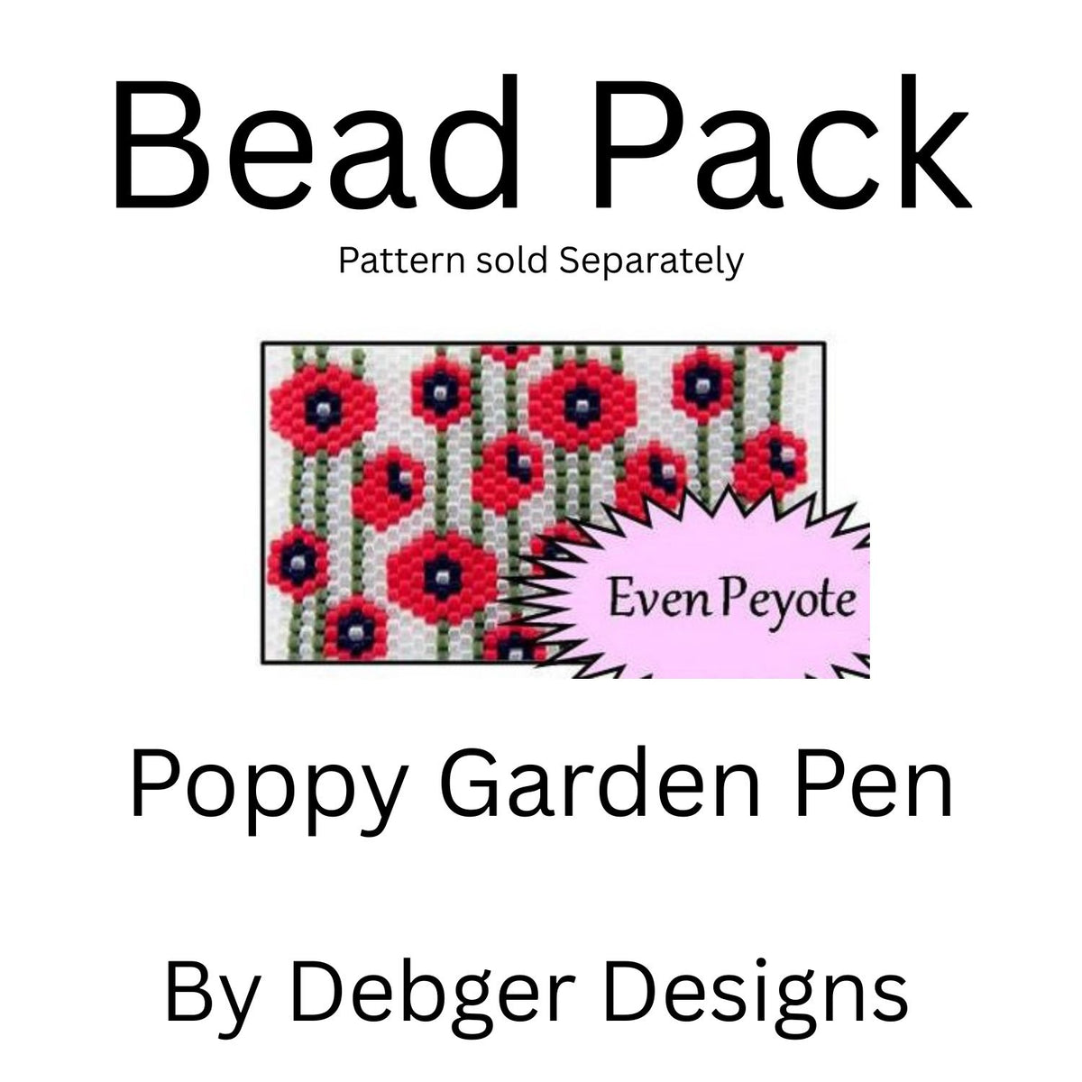 Poppy Garden Pen Bead Pack