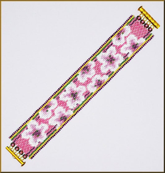 Pretty Posies Bracelet Pattern - PDF