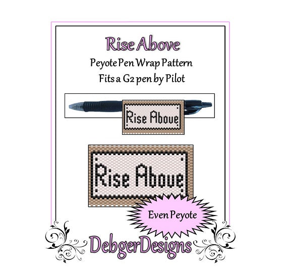 Rise Above Pen Wrap Pattern - PDF