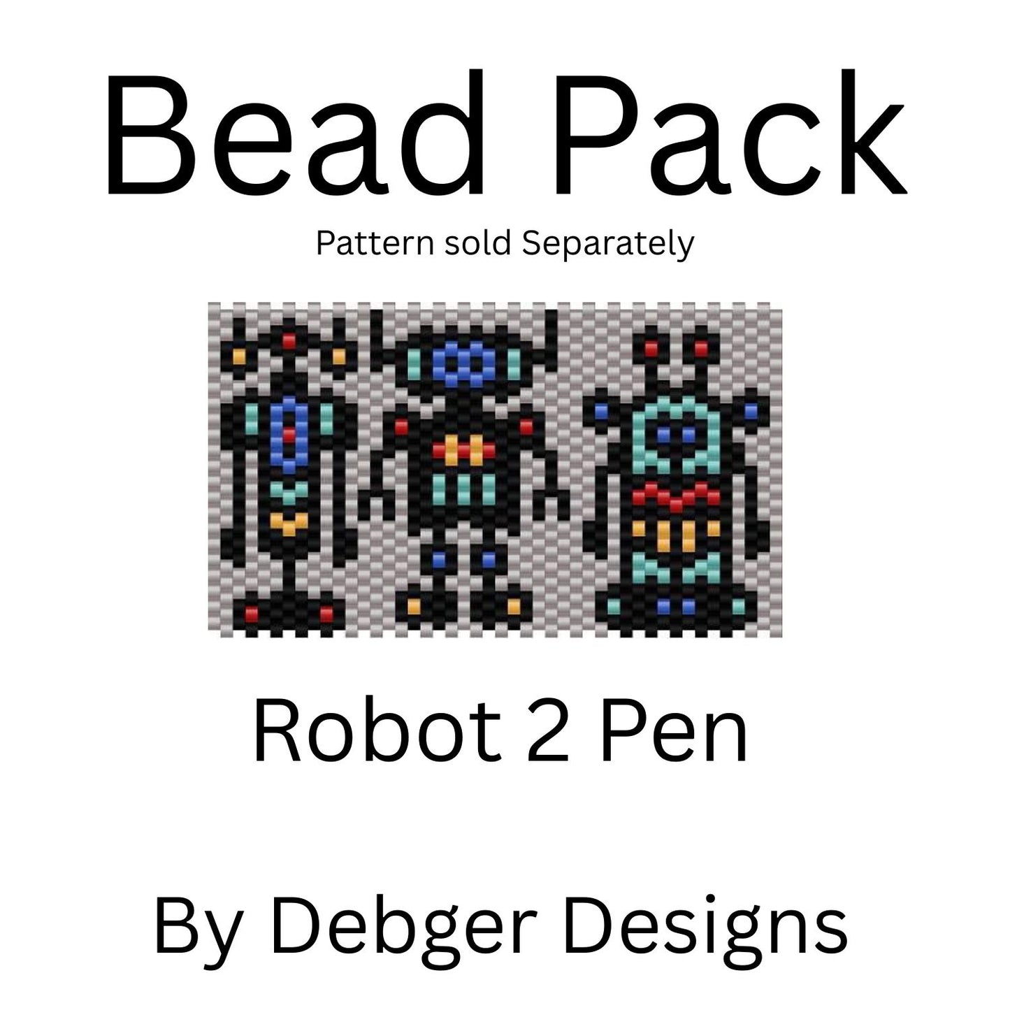 Robot 2 Pen Bead Pack