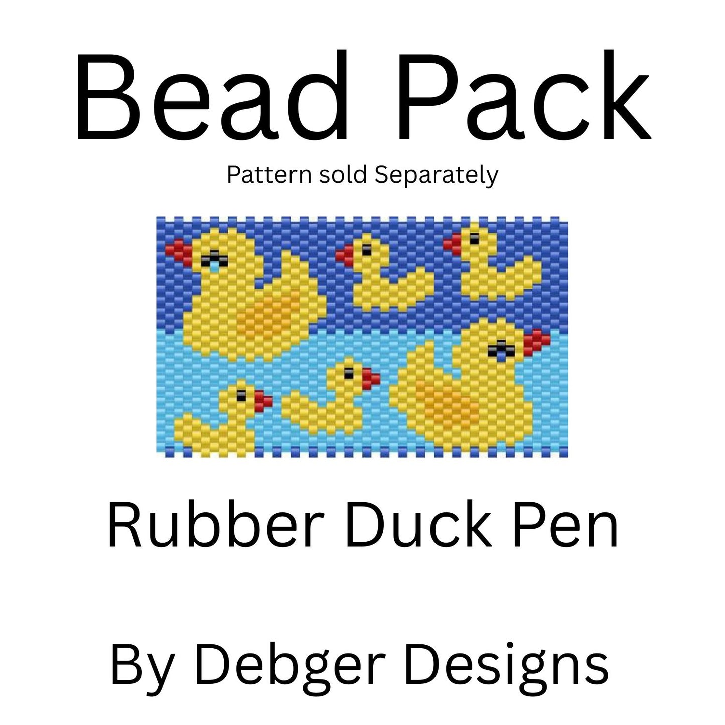 Rubber Duck Pen Bead Pack
