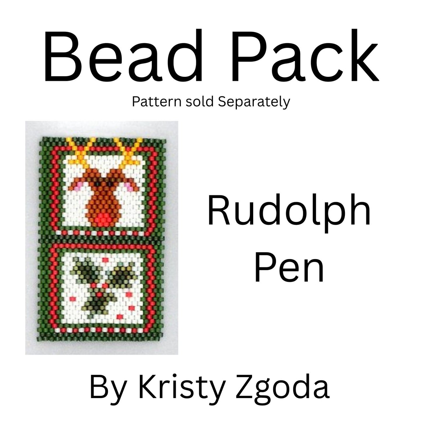 Rudolph Pen Bead Pack