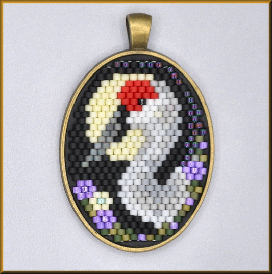 Sandhill Crane Oval Pattern - PDF