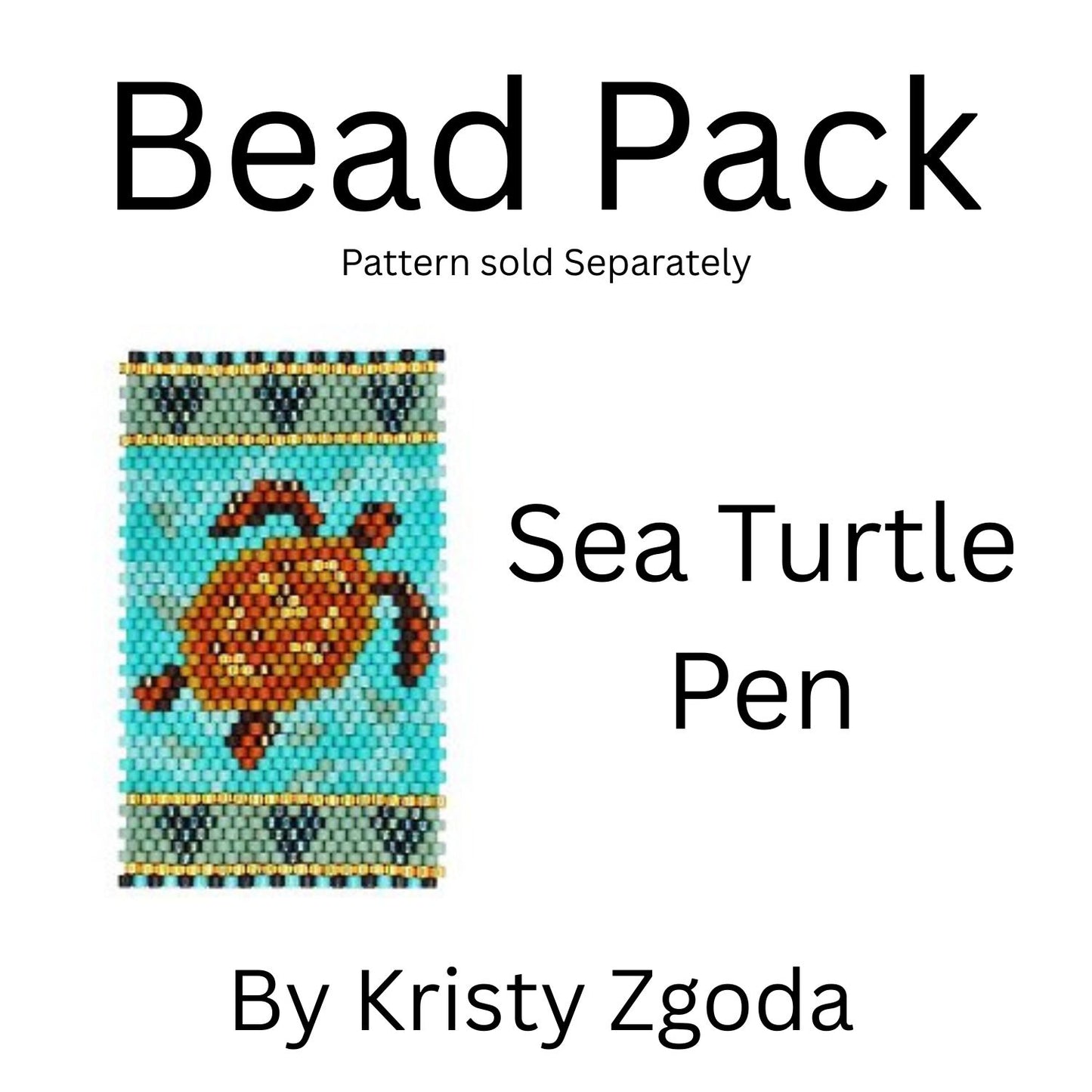 Sea Turtle Pen Bead Pack