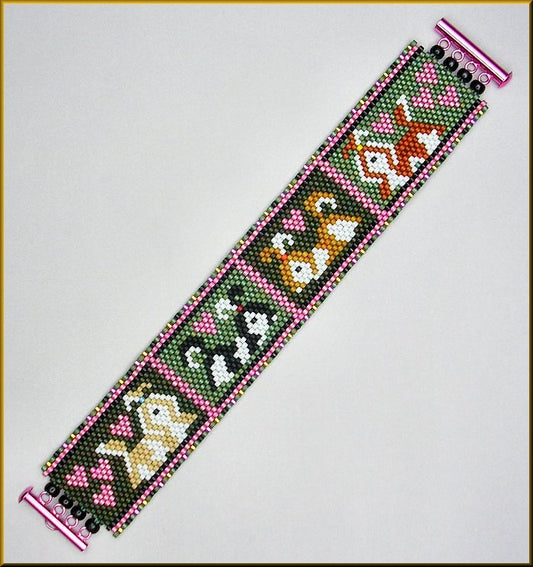 Shih Tzu Play Time Bracelet Pattern - PDF