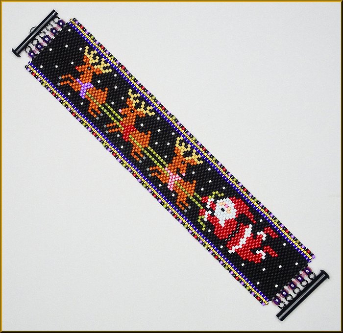 Sleigh Ride Surprise Bracelet Pattern - PDF