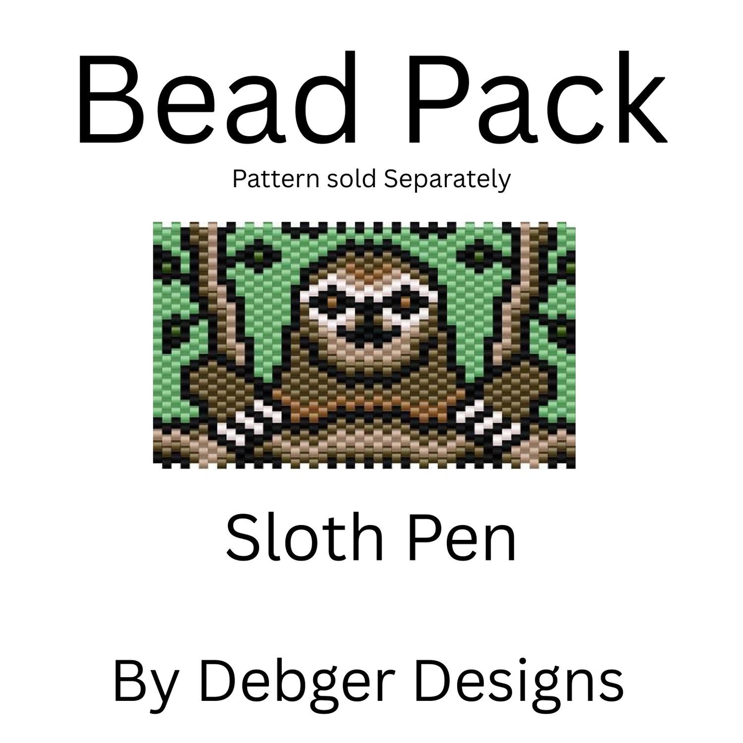 Sloth Pen Bead Pack