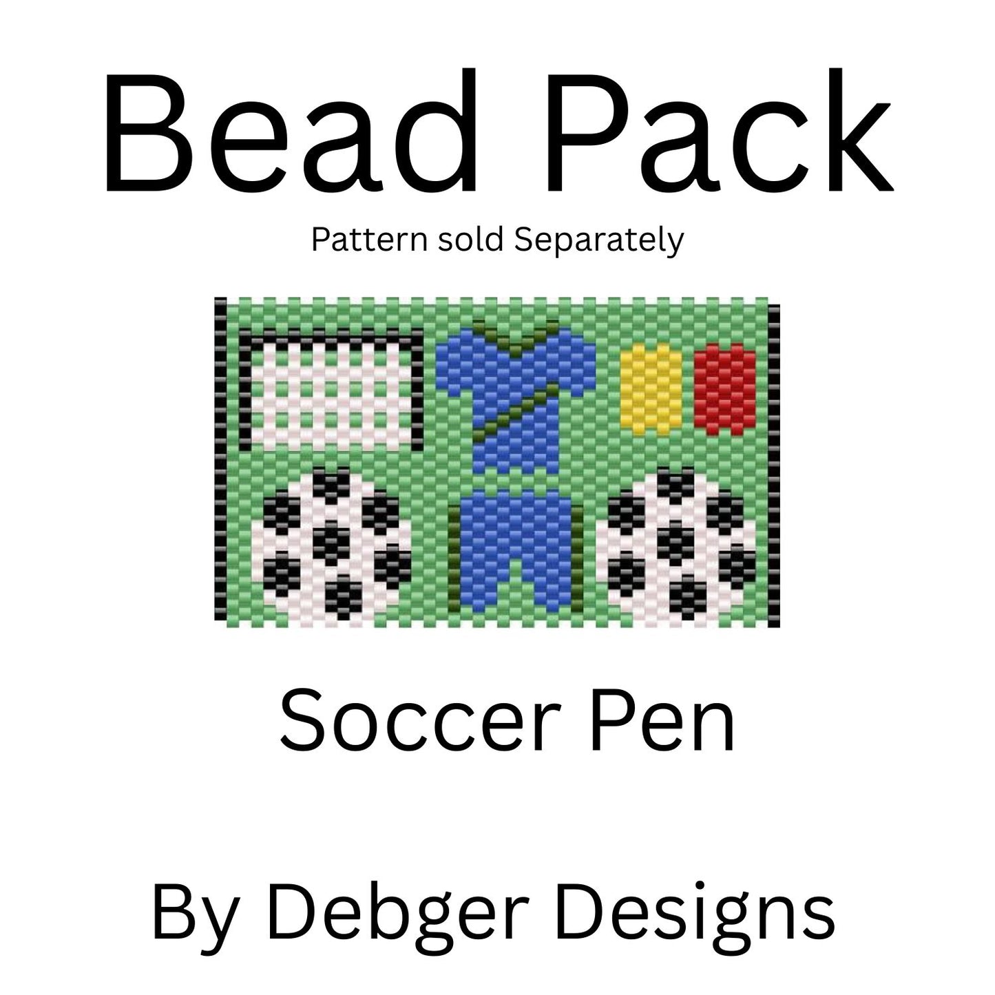 Soccer Pen Bead Pack