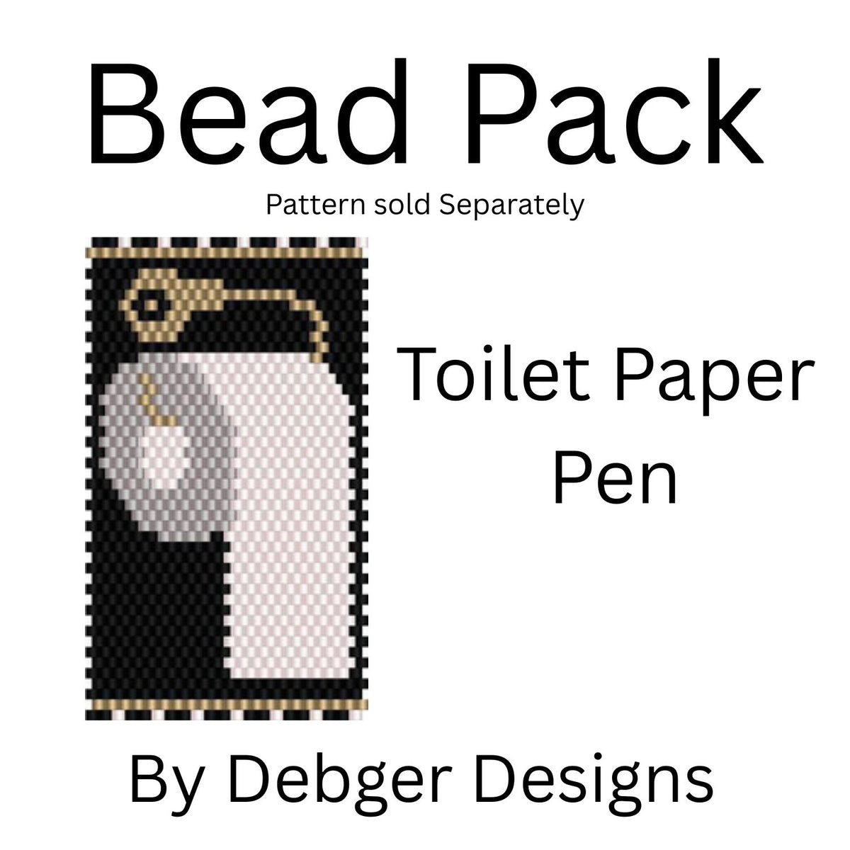 Toilet Paper Pen Bead Pack