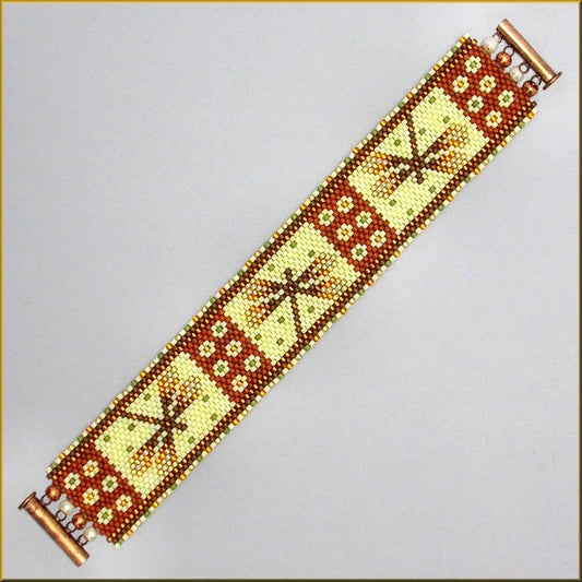 Topaz Dragonfly Bracelet Pattern - PDF