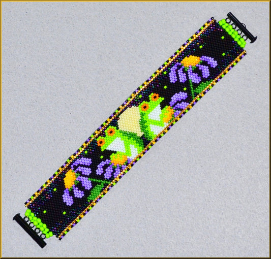 Tree Frog Moonlight Sonata Bracelet Pattern - PDF