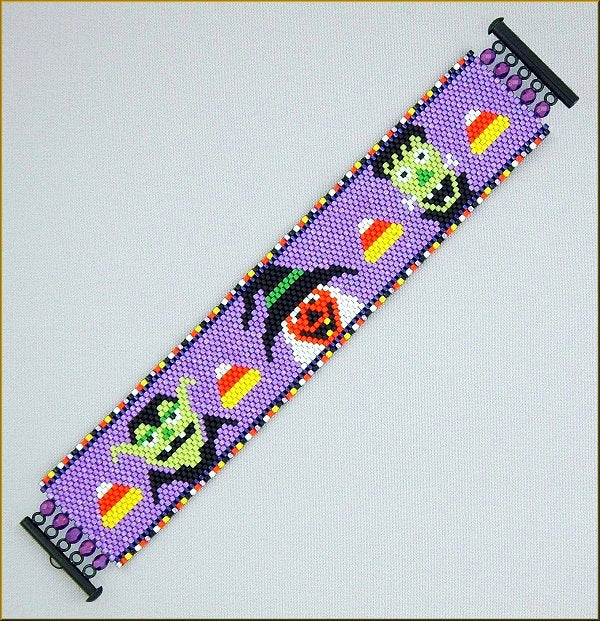 Trick or Treat Bracelet Pattern - PDF