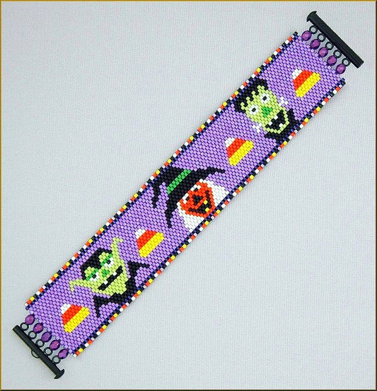 Trick or Treat Bracelet Pattern - PDF