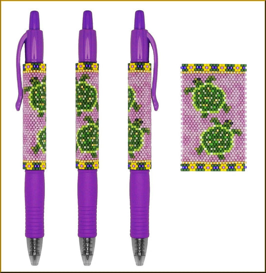 Turtle Pond Pen Wrap Pattern - PDF