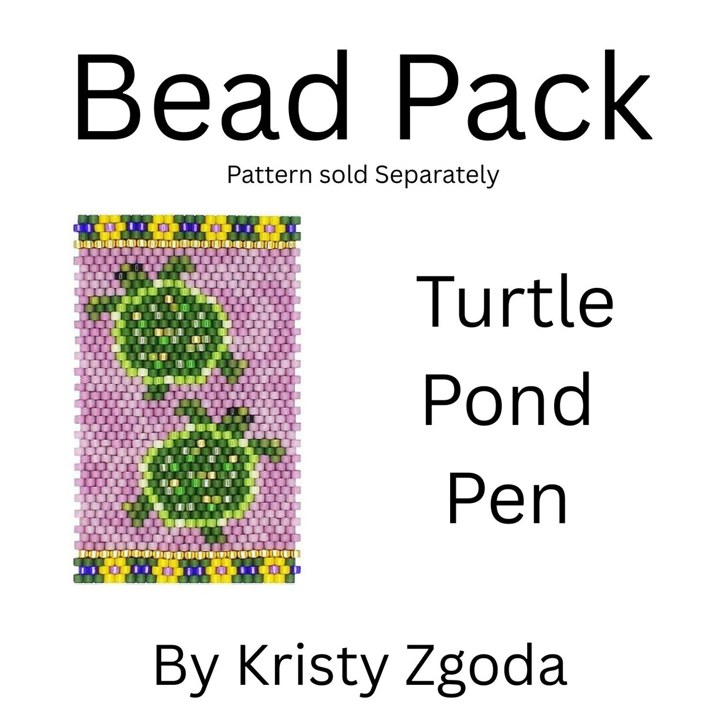 Turtle Pond Pen Bead Pack