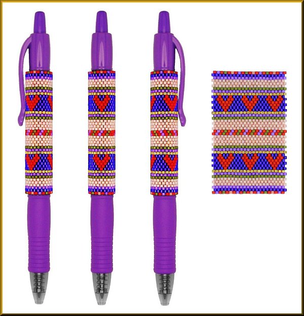 Valentine Love Pen Wrap Pattern - PDF