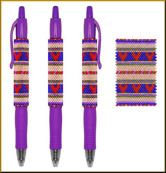 Valentine Love Pen Wrap Pattern - PDF