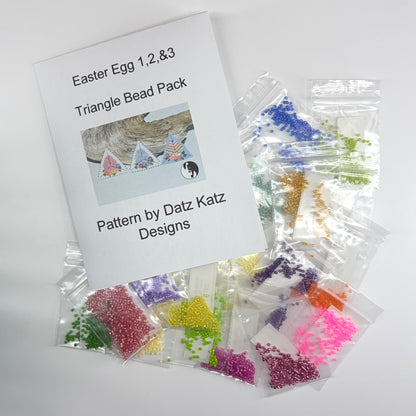 Easter Egg Triangles 1,2,3 Bead Pack