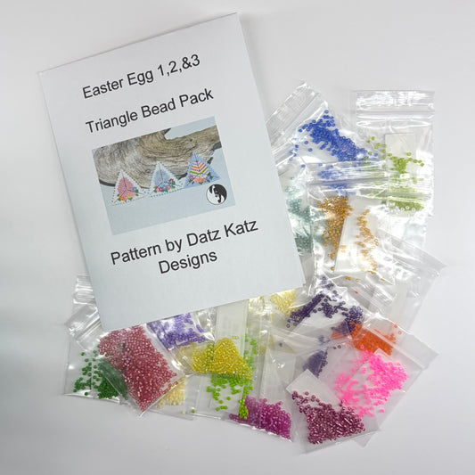 Easter Egg Triangles 1,2,3 Bead Pack
