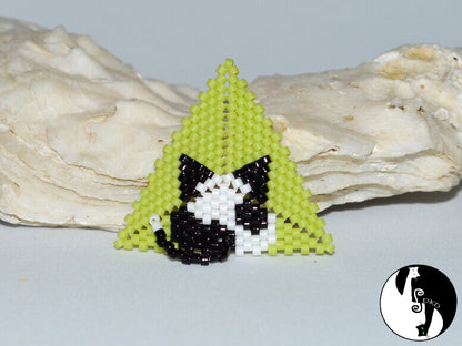 Tuxedo Cat Triangle Pattern - PDF