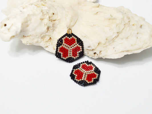 Valentine HexaHearts Pattern - PDF