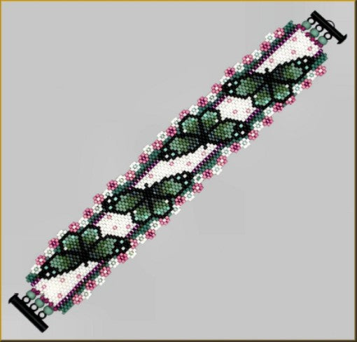 Butterfly Splash Bracelet Pattern - PDF