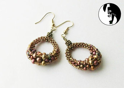 Obovato Earrings Pattern - PDF