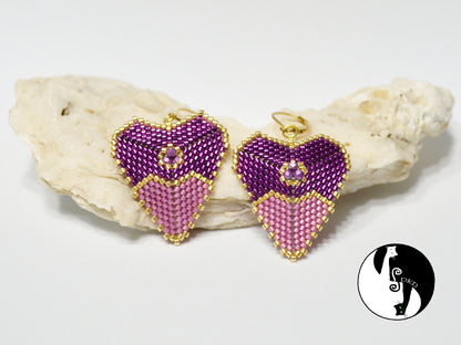 Hearts 2a and 2b Triangle Pattern - PDF