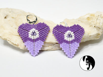 Hearts 2a and 2b Triangle Pattern - PDF