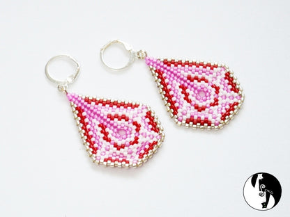 Pentadrop Earrings Pattern - PDF