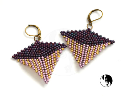 The Kite - an Irregular Polygon and Kite Earrings Pattern - PDF