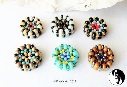 Manadala Rondelle Beaded Bead Pattern - PDF