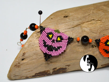 Toothy Pumpkin Triangle Pattern - PDF