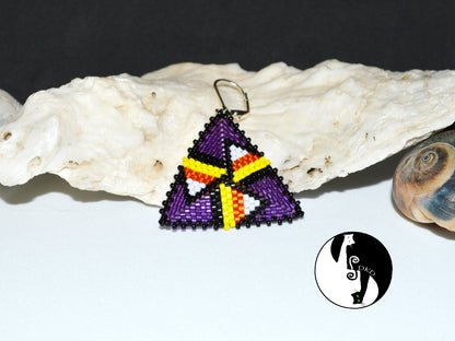 Candy Corn Pinwheel Triangle Pattern - PDF