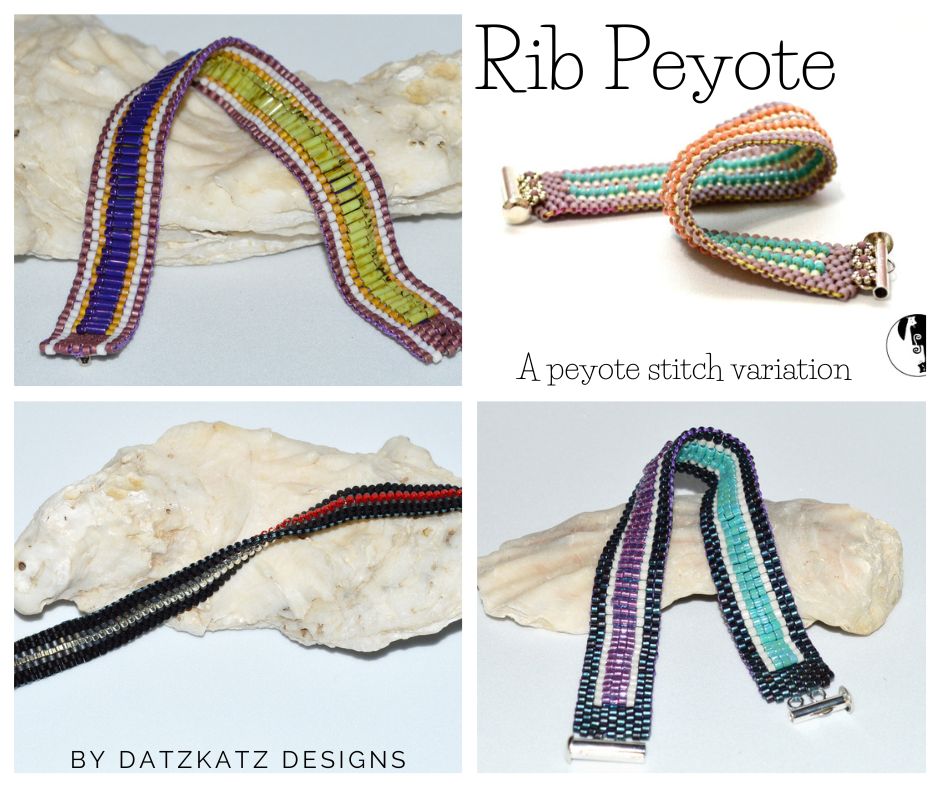 Rib Peyote Stitch - PDF