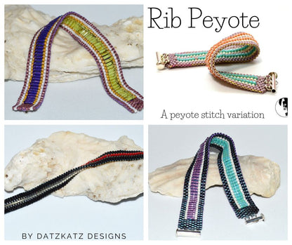 Rib Peyote Stitch - PDF