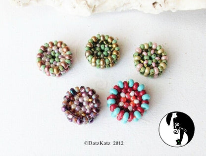 Manadala Rondelle Beaded Bead Pattern - PDF