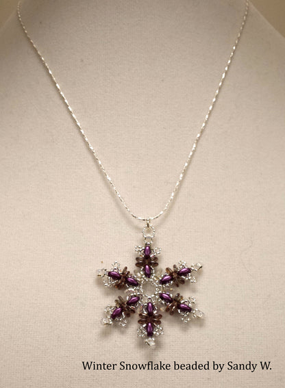 Winter Snowflake Pattern - PDF