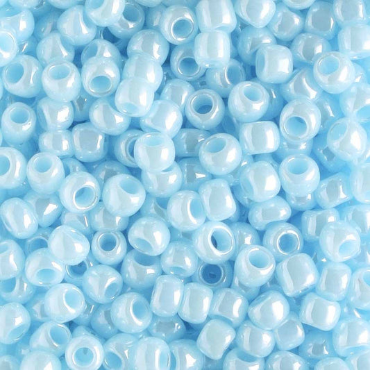 8/0 Opaque Luster Pale Blue - 10 grams