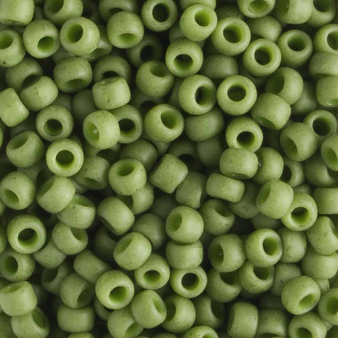 8/0 Semi Glazed Honeydew - 10 grams