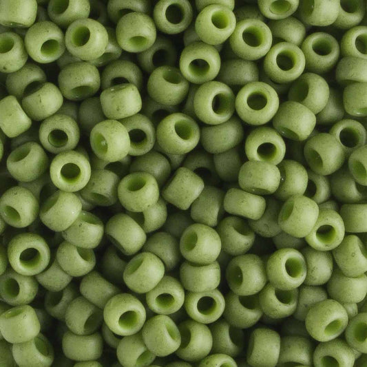 8/0 Semi Glazed Honeydew - 10 grams