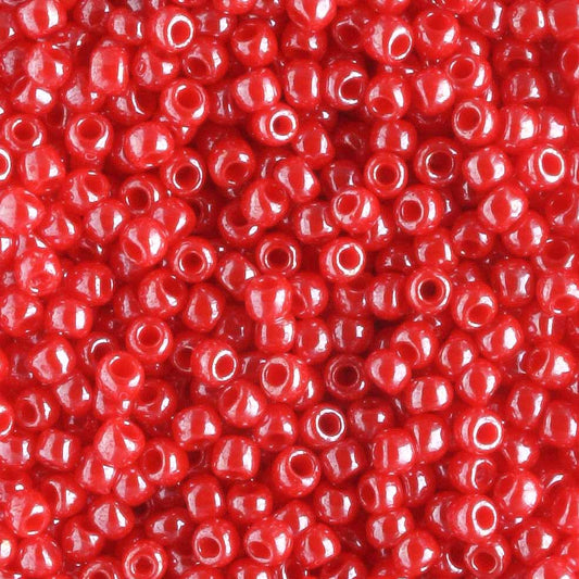 11/0 Opaque Luster Cherry - 10 grams