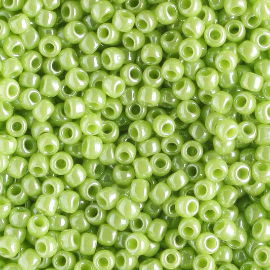 11/0 Opaque Luster Sour Apple - 10 grams