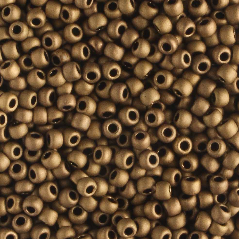 11/0 Frosted Bronze - 10 grams