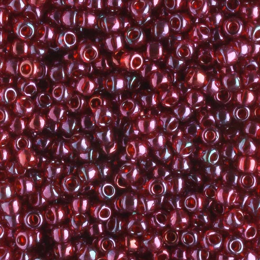 11/0 Gold Lustered Raspberry - 10 grams