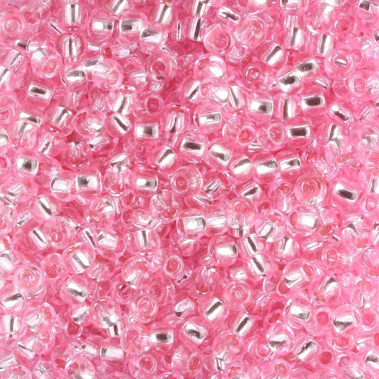 11/0 Silver Lined Pink - 10 grams