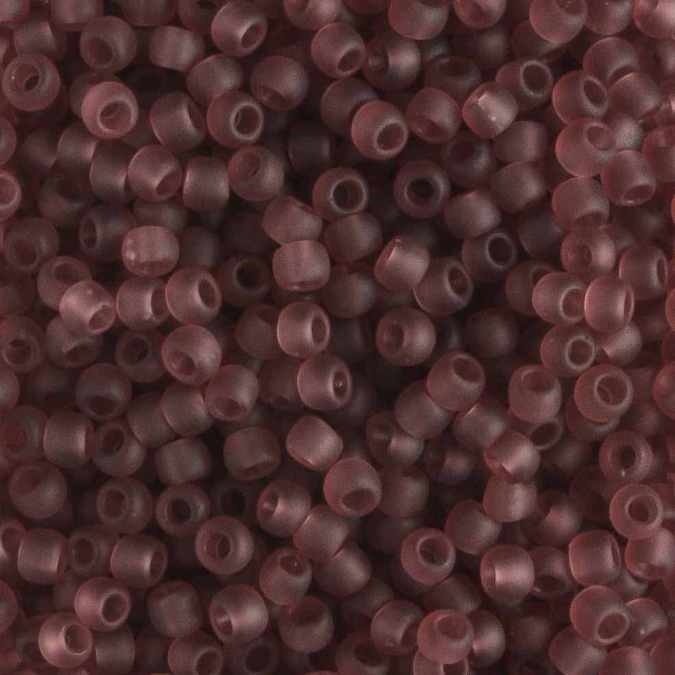 11/0 Transparent Frosted Medium Amethyst - 10 grams